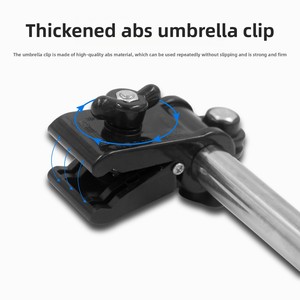 YOUME DR-056 <span class=keywords><strong>Accesorios</strong></span> para Bicicleta, Soporte de Sombrilla de Acero Inoxidable para Motocicletas Eléctricas, Cochecitos de Bebé y Bicicletas - Product Image 4
