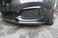 F20 Kit de carrosserie en Fiber de carbone véritable Style D diffuseur de lèvre de pare-chocs avant séparateur de becquet pour BMW série 1 F20 LCI