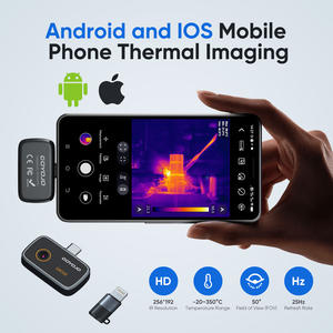 256x192 מצלמה הדמיה תרמית 25hz טלפון נייד תמונה תרמית טלפון נייד עבור בדיקה תעשייתי אבחון אנדרואיד - Product Image 3