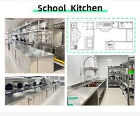 Équipement de cuisine commercial économique, ensemble complet pour les petites entreprises en Afrique