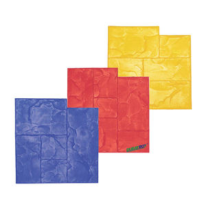 Venta al por mayor de poliuretano piedra impresión pavimentación molde silicona hormigón cemento sello Mat modelos - Product Image 1