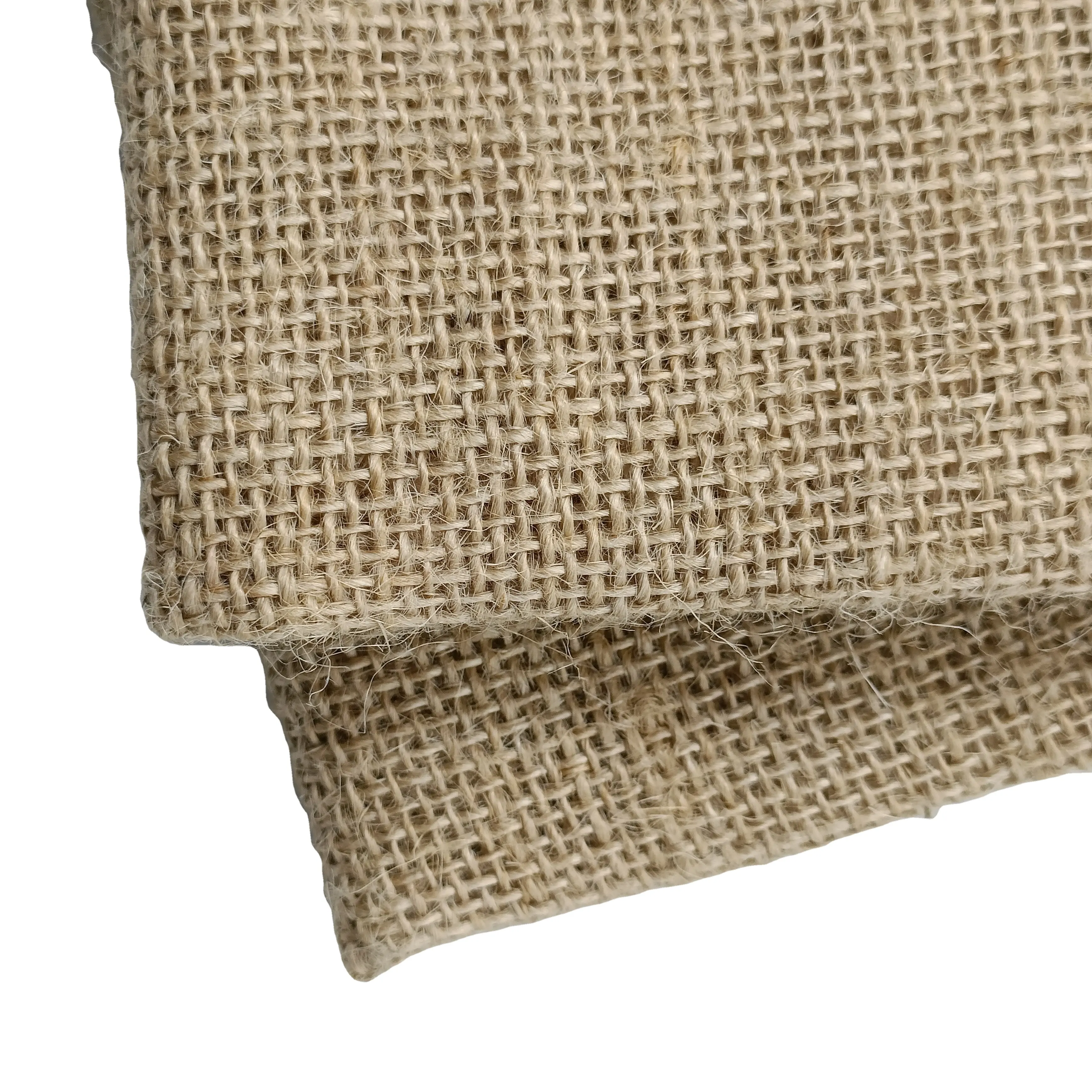 Tissu de toile de jute personnalisé tissu de jute tissu de jute 100% Nature tissu de jute pour la maison