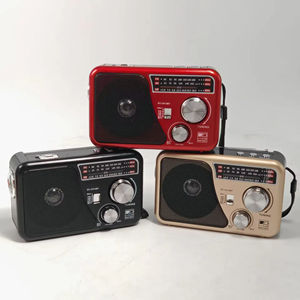 Radio Grabadora Multibanda con Bluetooth, Reproductor de Tarjetas y Linterna, Venta al Por Mayor Directa de Fábrica - Product Image 1