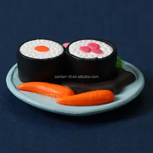 Miniatuur Voedsel Simulatie Sushi Diy Kids Keuken Houten Games Pretend Play Speelgoed Voor Kinderen Keuken Set