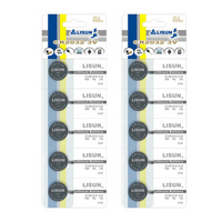 Pile bouton au lithium LiMnO2 CR2032 3V 220mAh pour carte mère d'ordinateur CE CB, télécommandes, jouets et balances électroniques