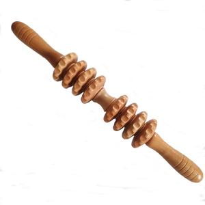 Rodillo de masaje de celulitis, herramientas de terapia de madera para el cuerpo, gran oferta - Product Image 6