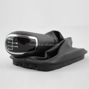 Motorefit para <span class=keywords><strong>Skoda</strong></span> <span class=keywords><strong>Fabia</strong></span> 1 MKI 2000-2008 coche-estilo 5 velocidad Gear palanca de mando de bota de cuero - Product Image 4