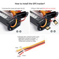 Sino Track ST 901L Traceur GPS de Voiture en Temps Réel, Longue Portée, pour Moto et Voiture 4G avec Application Gratuite