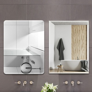 Custom Size High-End Round Pattern Tempered Glass <b>Wall</b> <b>Mirror</b> Modern Traditional Style Large Dressing Bathroom Decoration - Product Image 4