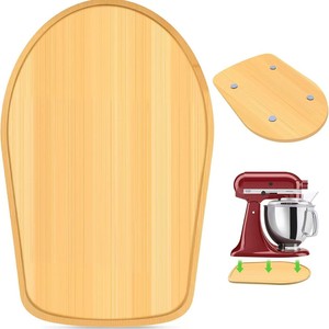 Wooden Mixer Moving Mat Kitchen Countertop <b>Sliding</b> Tray For Stand Mixer Storage Eco-Friendly Yc-105 - Product Image 1