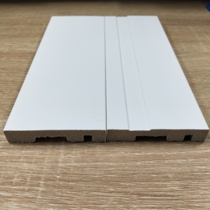 Demax Trắng primed <span class=keywords><strong>PS</strong></span> độ ẩm bằng chứng thiết kế hiện đại đúc Ốp chân tường cho văn phòng nhà & khách sạn - Product Image 3