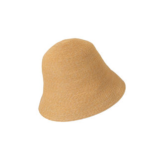 2025 donna Logo personalizzato cappello di paglia di carta naturale erba visiera parasole per il viaggio e il partito all'ingrosso accessori da spiaggia all'aperto - Product Image 1