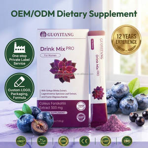 OEM/ODM Mezcla de Bebida en Barra de Coleus Forskohlii para Mujeres |   Ginkgo Biloba Lagerstroemia Speciosa GMP, Fábrica de Marca Privada, Venta al por Mayor - Product Image 1