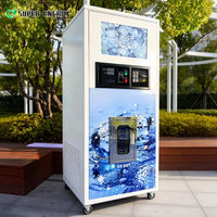 Distributeur automatique de glace en libre-service pour station-service, supermarché et usage commercial extérieur