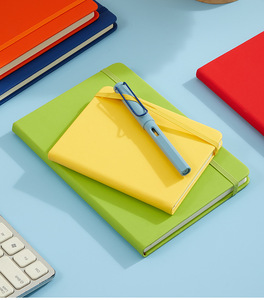 Libreta A5 Personalizada al por Mayor con Logotipo, con Cintas Elásticas y Cuero PU de Alta Estética, Diario de Color Sólido - Product Image 4