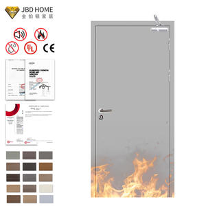 Puerta de Seguridad Moderna de Acero Resistente al Fuego para Bóvedas Bancarias y Entradas de Centros Comerciales con Certificación Doble CE, Protección de 60/90 Minutos - Product Image 3