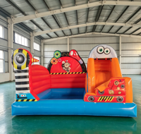 Nouveau Château Gonflable Combiné 2026 avec Toboggan Aquatique et Piscine, Idéal pour les Événements Commerciaux en Jardin