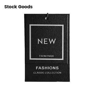 Factory wholesale customized PVC label clothing garment number hang tag clothing