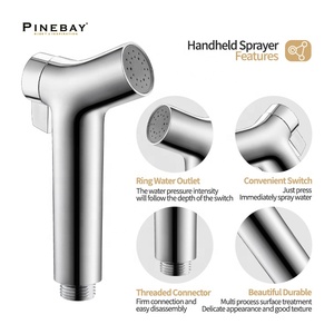 PINEBAY, новые трендовые аксессуары для ванной комнаты, набор Shattaf, ручной распылитель для биде - Product Image 4