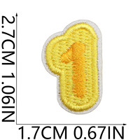 Lot de patchs brodés DIY en gros, lettres et chiffres, personnalisables, thermocollants ou à coudre, pour vêtements, sacs, chapeaux, enfants