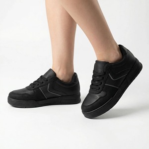 Sneakers <span class=keywords><strong>Nere</strong></span> alla Moda per Donne, Scarpe Casual Traspiranti e Leggere, Comode Scarpe Sportive <span class=keywords><strong>Nere</strong></span> di Tendenza - Product Image 4