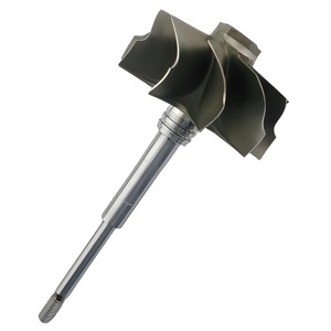 OEM tùy chỉnh hợp kim Niken titan kim loại phôi tăng áp máy nén tuabin bánh xe Trục cánh quạt - Product Image 2