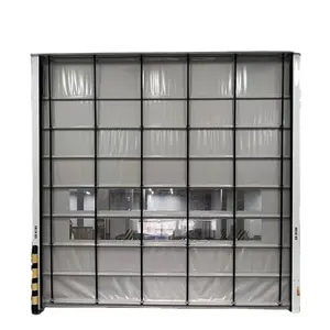 Porta in PVC fast pack con porta sotterranea per garage verticale per porta industriale elettrica