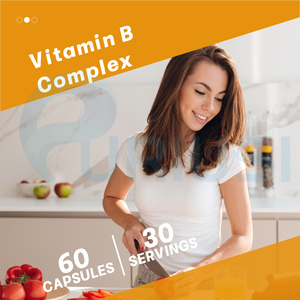 מולטי ויטמין B קומפלקס של יצרן מקורי (OEM) לאנרגיה מוגברת ושיפור חילוף החומרים, כמוסות סידן פחמתי וריבופלבין, תוסף תזונה - Product Image 3