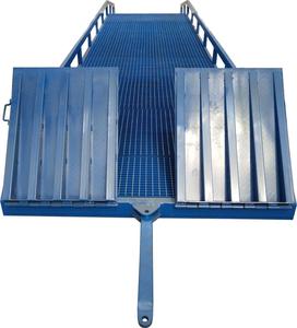 Rampe de quai pour camions, pont d'accès, équipement mobile hydraulique pour le déchargement de marchandises, manutention des matériaux - Product Image 3