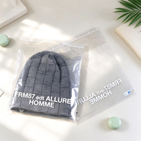 Sacs d'emballage en tissu CPE auto-adhésifs, sacs en polyéthylène mat givré imprimés sur mesure, pochettes auto-adhésives pour vêtements, bonnets, pantalons avec LOGO