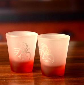 Verre à liqueur 1.5oz Bucks Verre à <span class=keywords><strong>shooter</strong></span> givré avec logo Blood Buck pour lunettes de bar Hunter Club - Product Image 3