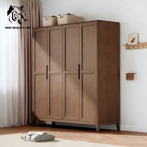 Armario de madera para dormitorio, nuevo, a la moda, listo para enviar, en stock, personalizable, el más barato de fábrica china. - Product Image 6