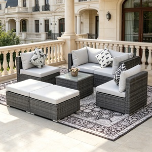 Juego <span class=keywords><strong>de</strong></span> <span class=keywords><strong>Sillas</strong></span> <span class=keywords><strong>de</strong></span> Ratán para Exterior, Económico, Estilo Nórdico Minimalista, Muebles <span class=keywords><strong>de</strong></span> Mimbre con Estructura Antioxidante, Mesa y <span class=keywords><strong>Sillas</strong></span> para Balcón o <span class=keywords><strong>Terraza</strong></span> - Product Image 5