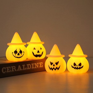 Linterna de calabaza de Halloween, juguete con luz LED, decoración portátil para fiesta, regalo para niños - Product Image 4