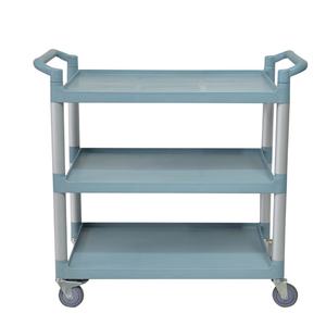 Chariot à main en plastique à 3 étagères robuste pour salle à manger pour hôtels et restaurants - Product Image 2