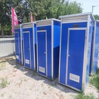 Toilette de camping portable moderne plaque d'acier de couleur à bas prix pour parcs écoles bureaux usage extérieur en acier inoxydable
