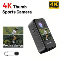 Mini Caméra Corporelle 4K Wi-Fi pour Casque, Vélo, Enregistreur de Conduite, Vlogging, Vision Nocturne Magnétique, Grand Angle 112°