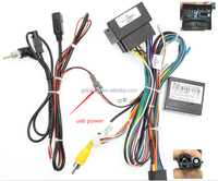 Adaptateur de faisceau de câblage CAN Bus, pour VW Golf 7 Jetta Polo Caddy Tiguan, câble Quadlock 52 broches, pour système multimédia Android 16 broches pour voiture