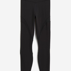 <b>Women's</b> Gym Leggings Mid Waist Yoga Workout Fitness <b>Stretch</b> <b>Trousers</b> with Solid Pattern Ladies Lagging Pant - Product Image 1