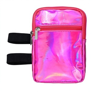 Sac de jambe OEM Carnival en PVC holographique avec fermeture éclair, sangle réglable, sacoche de cuisse, harnais, <span class=keywords><strong>pour</strong></span> femme, idéal <span class=keywords><strong>pour</strong></span> l'été, les voyages et la randonnée - Product Image 1