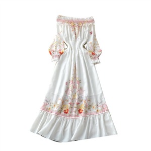 Women's Solid Denim V-neck <b>Spaghetti</b> <b>Strap</b> Maxi Dress High-Waist Tiered Ruffle Hem A-Line Casual Daily Vintage - Product Image 4