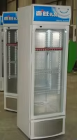 Congelador vertical para supermercado con puertas de vidrio individuales, exhibidor enfriador de bebidas energéticas para equipos de refrigeración - Product Image 3