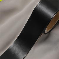 Bande de soutien-gorge en satin imprimé enduit de 10 mm, élastique, pour soutien-gorge de sport, en tissu épais, certifiée Oeko-Tex, pour diverses chaussures