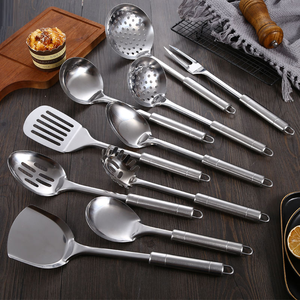 Kit d'ustensiles de <span class=keywords><strong>cuisine</strong></span> en acier inoxydable multi-pièces, résistant <span class=keywords><strong>à</strong></span> la chaleur, outils de cuisson essentiels pour les ustensiles de <span class=keywords><strong>cuisine</strong></span> antiadhésifs, emballé dans un coffret cadeau - Product Image 6