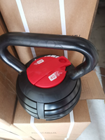 Ensemble d'haltères Kettlebells de gymnastique à poids libre réglable de 20/40 livres