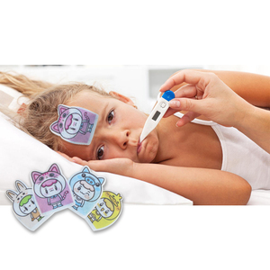 Patchs de gel rafraîchissant longue durée à marque privée pour enfants et adultes – Soulagement instantané de la fièvre et des maux de tête pour peaux sensibles - Product Image 1