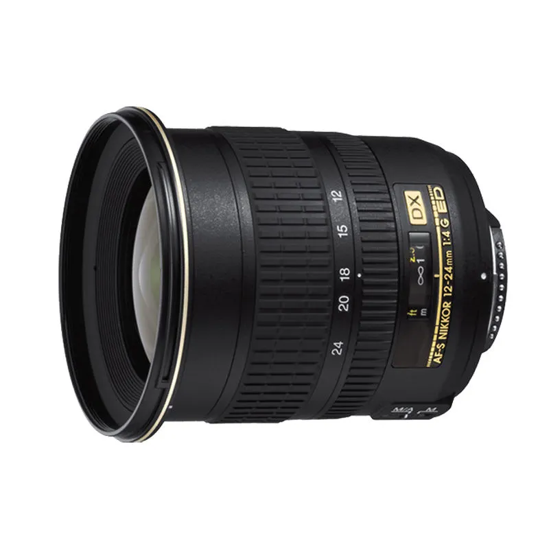 Used original digital camera lens, AF-S DX 12-24mm f/4G IF-ED,For Nikkor APS Frame Wide Angle Zoom lens