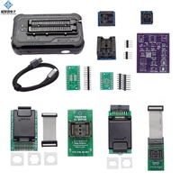 Programmateur universel JQW XGecu T76 + Kit d'adaptateurs 10 pièces 32 bits 200 MHz USB Type-C 76 broches Prise en charge de plus de 26000 circuits intégrés EMMC 140 Mo/s Prix réel