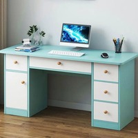 Wooden Desktop Computer Desk for Home Office and Bedroom Use Student Study & Writing Convertible Desk