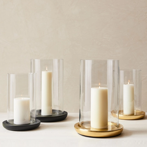 Ensemble de deux bougeoirs en métal de style unique pour décoration de maison de table - Product Image 2